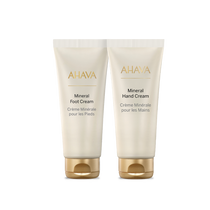 AHAVA El dúo Velvet Touch para una piel sedosa con minerales del Mar Muerto.